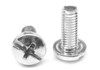 #4-40 x 1/4" (FT) Coarse Thread Machine Screw Combo (Phillips/Slotted) Binder Head Low Carbon Steel Zinc Plated