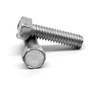 #10-24 x 4" (FT) Coarse Thread Machine Screw Indented Hex Head Low Carbon Steel Zinc Plated