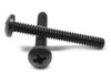 1/4-20 x 1 Coarse Thread Machine Screw Phillips Pan Head Low Carbon Steel Black Zinc Plated