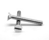 #0-80 x 1/8" (FT) Fine Thread Machine Screw Slotted Flat Head Undercut Stainless Steel 18-8