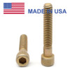 #10-24 x 1/2" Coarse Thread MS16997 Socket Head Cap Screw - USA Alloy Steel Yellow Cadmium Plated