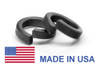 #6 MS51848 Hi-Collar Split Lockwasher - USA Alloy Steel Black Phosphate