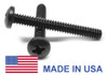 #10-32 x 1" (FT) Fine Thread MS51958-B Machine Screw Phillips Pan Head - USA Stainless Steel 18-8 Plain Finish