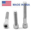 #10-32 x 1/2" Fine Thread NAS1351 MS16996 Socket Head Cap Screw - USA Stainless Steel 18-8