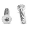 #10-14 x 1 1/4" (FT) Plastite?-Alternative Thread Rolling Screw 6 Lobe Flat Head Low Carbon Steel Zinc Plated / Wax