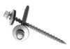 #10-16 x 1" Pole Barn Screw Hi-Low Thread Hex Washer Head Type 17 Point with Bonded Neoprene Washer Low Carbon Steel Mechanical Galvanized