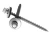 #10-16 x 2 1/2" Pole Barn Screw Hi-Low Thread Hex Washer Head Type 17 Point with Bonded Neoprene Washer Low Carbon Steel Mechanical Galvanized