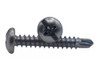 #8-18 x 1 1/4" (FT) Self Drilling Screw Combo (Phillips/Slotted) Pan Head #2 Point Low Carbon Steel Zinc Plated