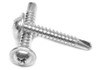 #8-18 x 1 1/4" (FT) Self Drilling Screw Phillips Round Washer Head #2 Point Low Carbon Steel Zinc Plated