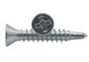 #6-20 x 1 1/2" (FT) Self Drilling Screw Phillips Trim Head #2 Point Low Carbon Steel Zinc Plated