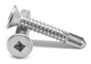 #6-20 x 3/4" (FT) Self Drilling Screw Square Drive Flat Head #2 Point Stainless Steel 18-8