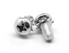 M2 x 0.40 x 6 MM Coarse Thread ISO 7045 Machine Screw SEMS Phillips Pan Head External Tooth Lockwasher Low Carbon Steel Zinc Plated