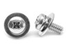 M2 x 0.40 x 14 MM (FT) 5 MM OD Coarse Thread Machine Screw SEMS Phillips Pan Head Split And Flat Washers Low Carbon Steel Zinc Plated