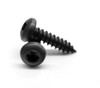 #2-32 x 3/16" (FT) Sheet Metal Screw 6 Lobe Flat Head Type AB Low Carbon Steel Black Oxide