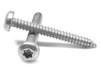 #10-12 x 1" (FT) Sheet Metal Screw 6 Lobe Pan Head Type A Stainless Steel 18-8