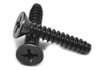 #4-24 x 3/8" (FT) Sheet Metal Screw Phillips Flat Head Type B Low Carbon Steel Black Oxide