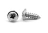 #8-15 x 2" (FT) Sheet Metal Screw Phillips Round Washer Head Type A Low Carbon Steel Zinc Plated