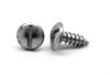 #10-12 x 1" (FT) Sheet Metal Screw Slotted Truss Head Type A Low Carbon Steel Zinc Plated