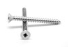 #10-12 x 5/8" (FT) Sheet Metal Screw Square Drive Flat Head Type A Low Carbon Steel Zinc Plated