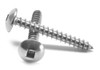 #10-12 x 1/2" (FT) Sheet Metal Screw Square Drive Truss Head Type A Low Carbon Steel Zinc Plated