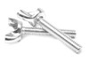 #10-24 x 1/4" Coarse Thread Stamped Wing Screw Low Carbon Steel Zinc Plated