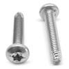 #10-24 x 3/4" (FT) Coarse Thread Thread Cutting Screw 6 Lobe Pan Head Type F Low Carbon Steel Zinc Plated