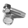 1/4-20 x 1 Coarse Thread Thread Cutting Screw Indented Hex Head Type 1 Low Carbon Steel Zinc Plated