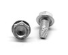 #6-32 x 3/8" (FT) Coarse Thread Thread Cutting Screw Hex Washer Head Type 23 Low Carbon Steel Zinc Plated