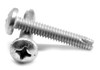 #10-32 x 3/8" (FT) Fine Thread Thread Cutting Screw Phillips Pan Head Type 1 Stainless Steel 18-8