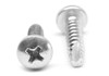 1/4-14 x 1 1/4 Thread Cutting Screw Phillips Pan Head Type 25 Low Carbon Steel Zinc Plated