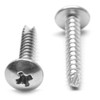 #10-16 x 1/2" (FT) Thread Cutting Screw Phillips Truss Head Type 25 Low Carbon Steel Zinc Plated