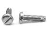 #4-40 x 1/4" (FT) Coarse Thread Thread Cutting Screw Slotted Pan Head Type 1 Low Carbon Steel Zinc Plated