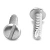 1/4-20 x 1/2 Coarse Thread Thread Cutting Screw Slotted Pan Head Type 23 Low Carbon Steel Zinc Plated