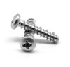 #10-16 x 1 1/2" (FT) #8HD Sheet Metal Screw Hi-Low Phillips Pan Head Stainless Steel 18-8