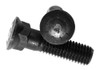 5/8"-11x3" Coarse Thread Dome Head Plow Bolt #3 Alloy Steel Plain Finish