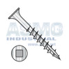 8X5/8 Bugle Square Drive Coarse Thread Type 17 Point Deck Screw 18-8 Stainless Steel
