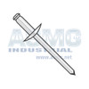 1/8X.18-.25 Large Flange Aluminum Rivet With Aluminum Mandrel