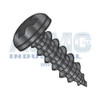 8-15X1 1/4 Phillips Pan Self Tapping Screw Type A Fully Threaded Black Oxide