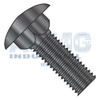 10-24X1 1/4 Carriage Bolt Fully Threaded Black Zinc