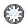 M10 Din 6797J Metric Internal Tooth Lock Washer Black Oxide and Oil