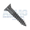 8-15X1 1/4 Phillips Flat Full Body 2/3 Thread Wood Screw Black Oxide and Oil