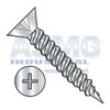 5-20X1/2 Phillips Flat Hinge Screw Twinfast Fine Thread Fully Threaded Zinc