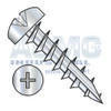 7-12X5/8 Phillips Pan Deep Thread Wood Screw Type 17 Full Thread Zinc Bake