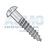 10-13X1 1/4 Slotted Round Full Body Wood Screw Zinc