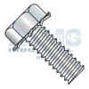 1/4-20X7/8 Unslot Indent Hex Head 7/16 AF External Sems Machine Screw Full Thread Zinc And