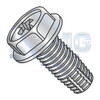 8-32X3/8 Phillips Indented Hex Washer Thread Cut Screw Type F Full Thread Zinc Bake Rohs