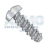 2-32X3/16 Phillips Pan High Low Screw Fully Threaded Zinc And Bake