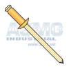 1/8X.18-.25 Copper Rivet With Brass Mandrel