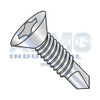 12-24X2 1/4 Phillips Flat Full Thread Self Drill Screw Machine Screw Thread Zinc and Bake