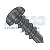 4-24X3/8 Phillips Pan Self Drilling Screw Full Thread Black Zinc and Bake